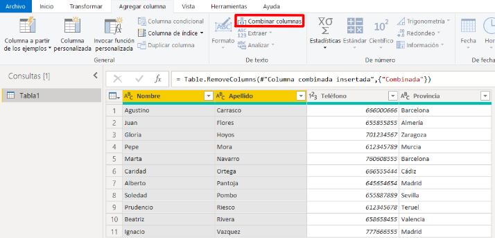 Concatenar Columnas En Power Query Power BI