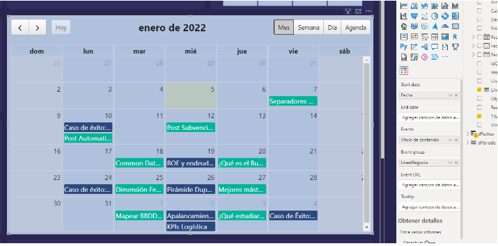 ¿Cómo crear calendarios con Power BI?